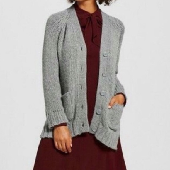 Who What Wear Sweaters - 🍷Who What Wear Oversized Cardigan Gray S